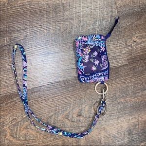 Vera Bradley Change purse and lanyard